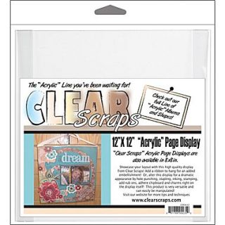 Clear Scraps Acrylic Page Frame, 12 x 12, Clear