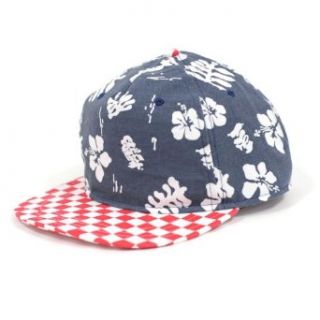 Vans Idylwild Snapback (Red Check/Navy Aloha) Hats at  Mens Clothing store Cold Weather Gloves