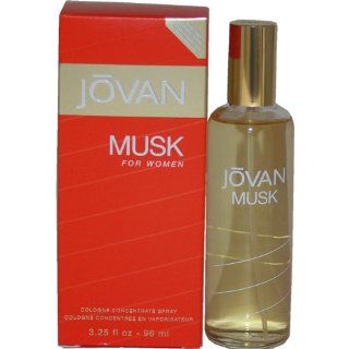 Jovan Musk Women Cologne Concentrate Spray by Jovan, 3.25 Ounce  Jovan Musk For Women  Beauty