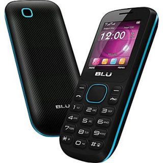 BLU Jenny T172i GSM Unlocked Dual SIM Cell Phone, Black/Blue