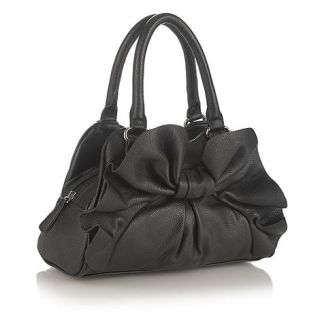 The Collection Black bow small grab bag