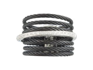 Charriol Ring Celtic Noir 02 52 0706 11 Black Cable White Gold