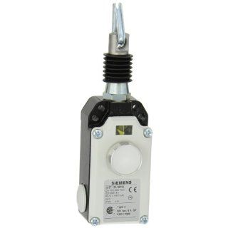 Siemens 3SE7 120 1BF00 Cable Operated Switch, Metal Enclosure, Molded Plastic Cover, Latching, Button Reset, M25 x 1.5 Conduit, For Less Than 10m Cable Lengths, 2 NC Contacts Electronic Component Limit Switches