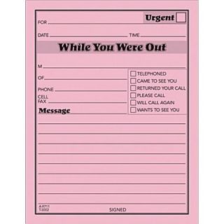 Adams “While You Were Out” Message Pads