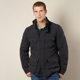 Wrangler Big and tall black quilted jacket