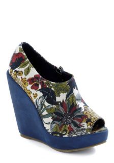 Class at the Conservatory Wedge  Mod Retro Vintage Heels