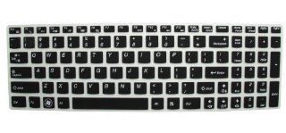 CaseBuy Translucent Black High Quality Ultra Thin Soft Silicone Keyboard Protector Skin Cover for IBM Lenovo IdeaPad Z500, Z510, Z510p, Z580, Z585, Z560, Z565, Z570, Z710, S510, S510p, U510, U530, Y510p, Y580, Y570, Y570D, V570, P500, P580, N580, N585, B57