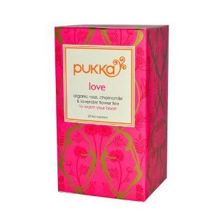 Pukka Herbs   Organic Chamomile, Fennel & Marshmallow Root Tea Relax   20 Tea Bags  Grocery Tea Sampler  Grocery & Gourmet Food