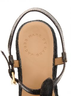 Cracked leather wedge sandals  Marc by Marc Jacobs  MATCHESF