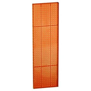44(H) x 13 1/2(W) Pegboard 1 Sided Wall Panel, Translucent Orange