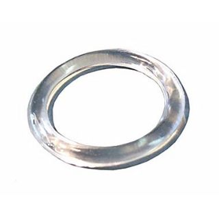 Plastic Small Scarf Ring, Clear, 100/Pack, 1 1/4  Make More Happen at