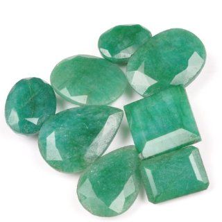 Natural 162.00 Ct Good Looking Emerald Mixed Shape Loose Gemstone Lot Jewelry