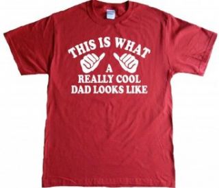 This Is What A Really Cool Dad Looks Like Thumbs Up Adult T shirt Clothing