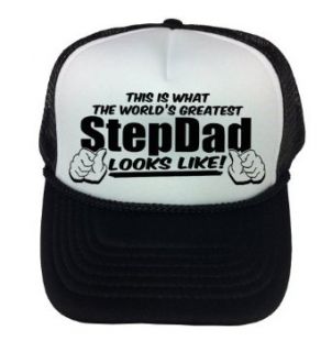 This Is What The World's Greatest StepDad Looks Like Funny Father's Day Hat at  Mens Clothing store