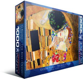 The Kiss (Detail) by Gustav Klimt 1000 Piece Puzzle Toys & Games