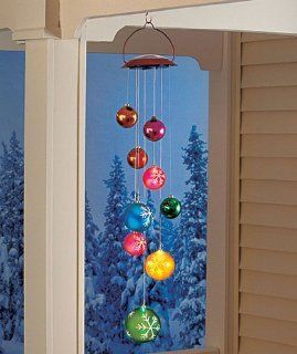 Solar Holiday Ornament Mobile   Decorative Hanging Ornaments