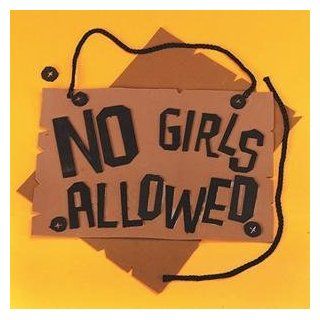 S&S Worldwide No Girls Allowed Sign Craft Kit (Makes 12) Toys & Games