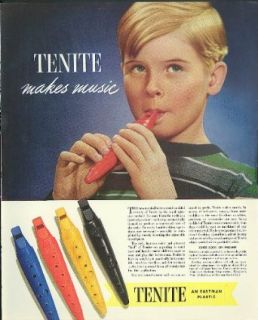 Tenite Plastic makes music Tonette Toy Musical Instrument ad 1939 Entertainment Collectibles