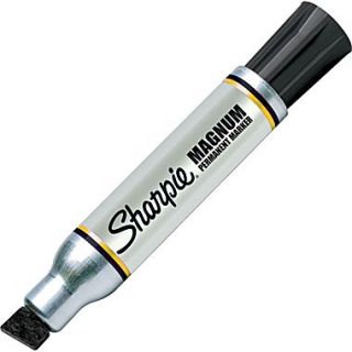 Sharpie Magnum Chisel Tip Permanent Marker, Black  Make More Happen at