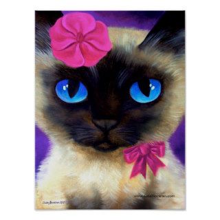 Siamese Cat Poster   155 CHARMING