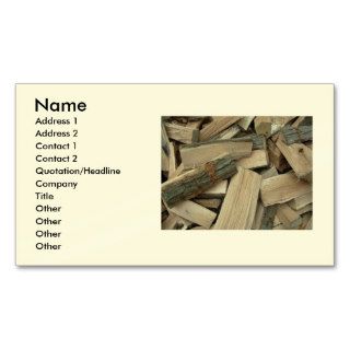 Seasoned Firewood Business Card