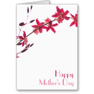 Orchid, Mother's Day Card