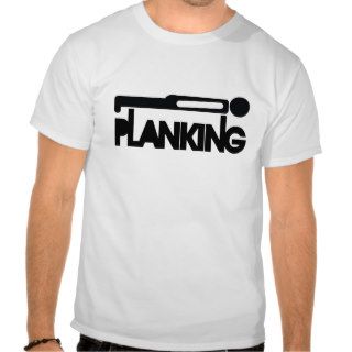 Planking Silhouette T shirt