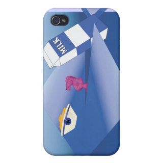 Surreal Fish, Cornflakes Bowl, Horse & Milk iPhone 4/4S Covers
