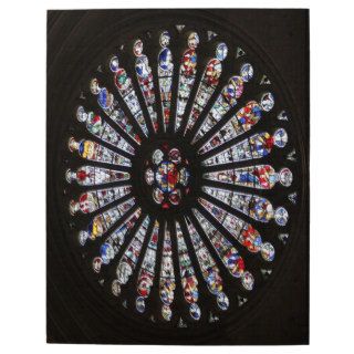 Stained Glass Church Rose Window Jigsaw Puzzle