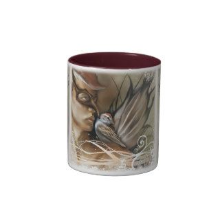 Sparrow  Fantasy Fairy Warrior Male Mug