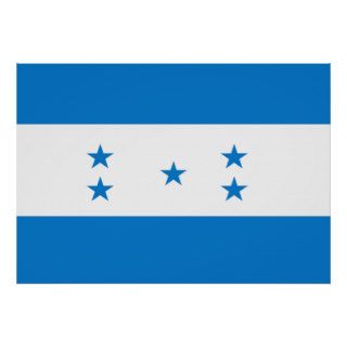 Honduras Flag Print
