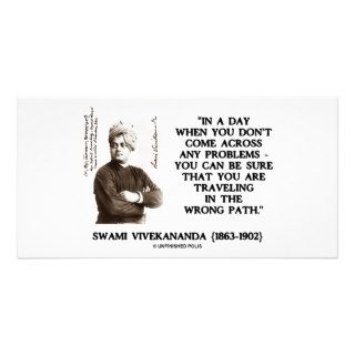 Swami Vivekananda Traveling In Wrong Path Photo Greeting Card