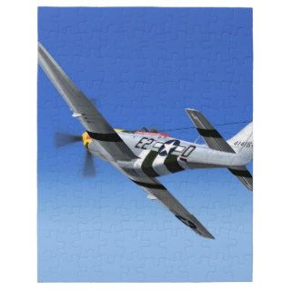 WWII P51 Mustang Fighter Plane Jigsaw Puzzles