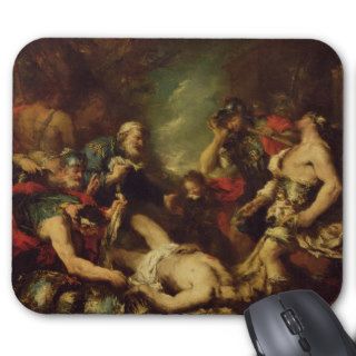 Alexander the Great before Corpse of Darius Mouse Pads