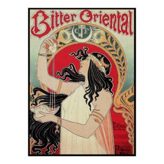 Art Poster Art Nouveau   Bitter Oriental