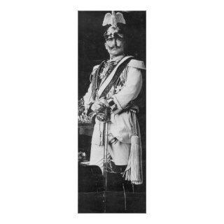 Vintage Germany Kaiser Wilhelm II in 1905 poster