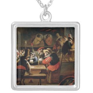Monkeys in a Tavern, detail of the card game Necklace