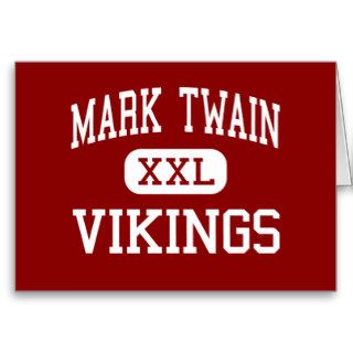 Mark Twain   Vikings   Junior   Silverton Oregon Greeting Card