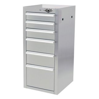 Viper Tool 6 Drawer Side Cabinet   Tool Chests & Cabinets
