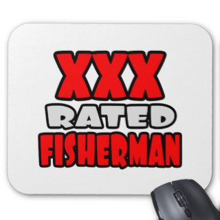 XXX Rated Fisherman Mouse Pad