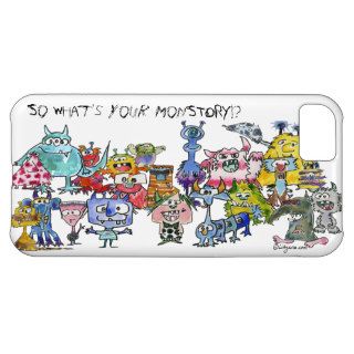 So Whats Your Monstory Funny Cartoon iphone 5 case