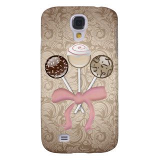 Elegant Cocoa Damask Cake Pop Samsung Galaxy S4 Case