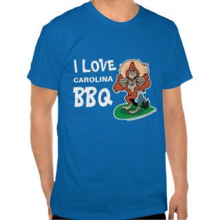 I love BBQ Sasquatch Custom T shirt