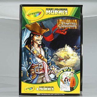 Crayola Giant Coloring Mural Disney Pirates of the Caribbean Toys & Games