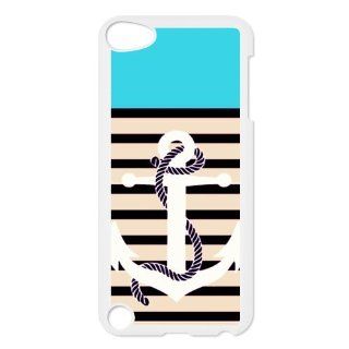 DIY Design Dream 6 Beautiful Logo Anchor Print White Case With Hard Shell Cover for iPod Touch 5th Cell Phones & Accessories