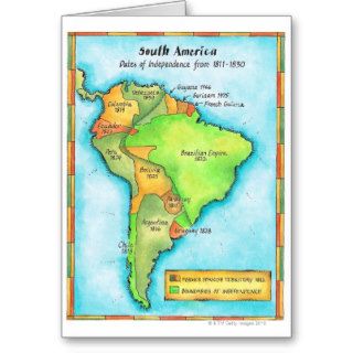 South American Independence Card