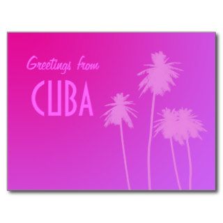 Greetings Cuba postcard