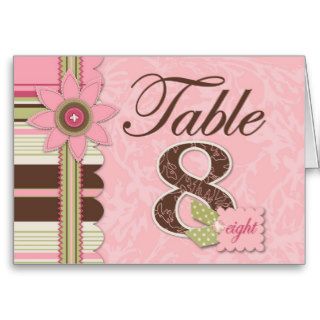 G Girl Table Card 8