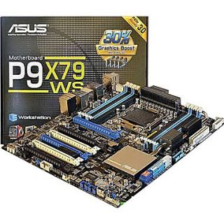 ASUS Intel X79 LGA 2011 Skt 64 GB DDR3 2400/2133/1866/1600/1333 Memory ATX 1 PCI Port Motherboard  Make More Happen at