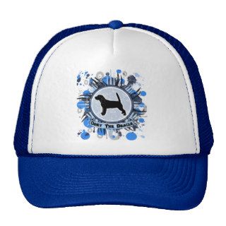 Obey The Beagle   blue Hat